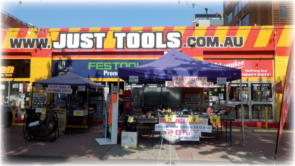 Just Tools Clearance Centre Marquee