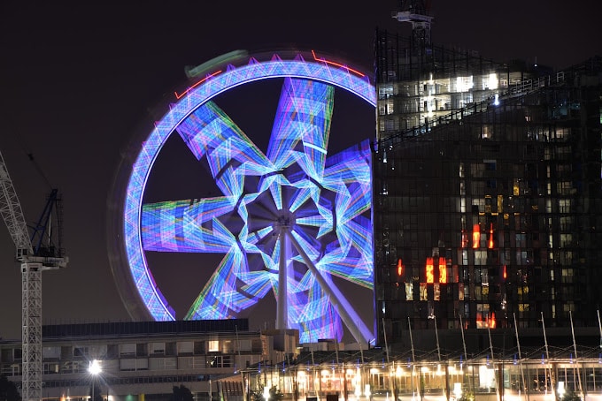 Melbourne Star Wheel with LED by Nasir Ahmed