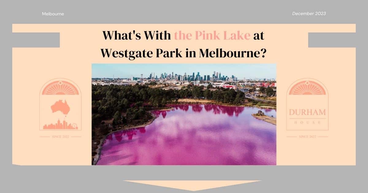 What’s With the Pink Lake at Westgate Park in Melbourne