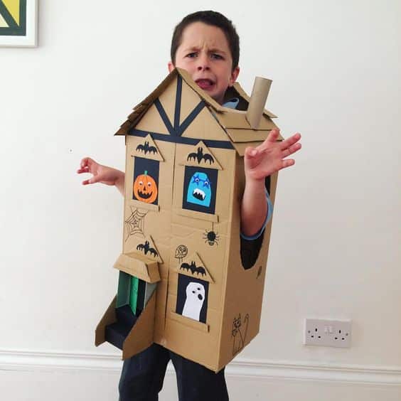 haunted house costume from Pinterest